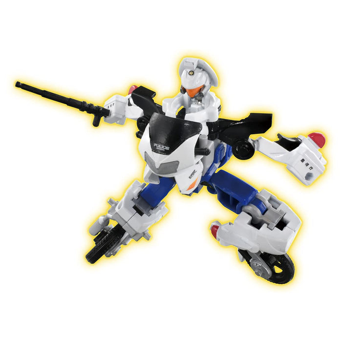 TAKARA TOMY Tomica Job Labor Jb06 Police Braver Honda Vfr White Motorcycle- Japan Figure Store - #1 Bring To You The Best Japanese Goods