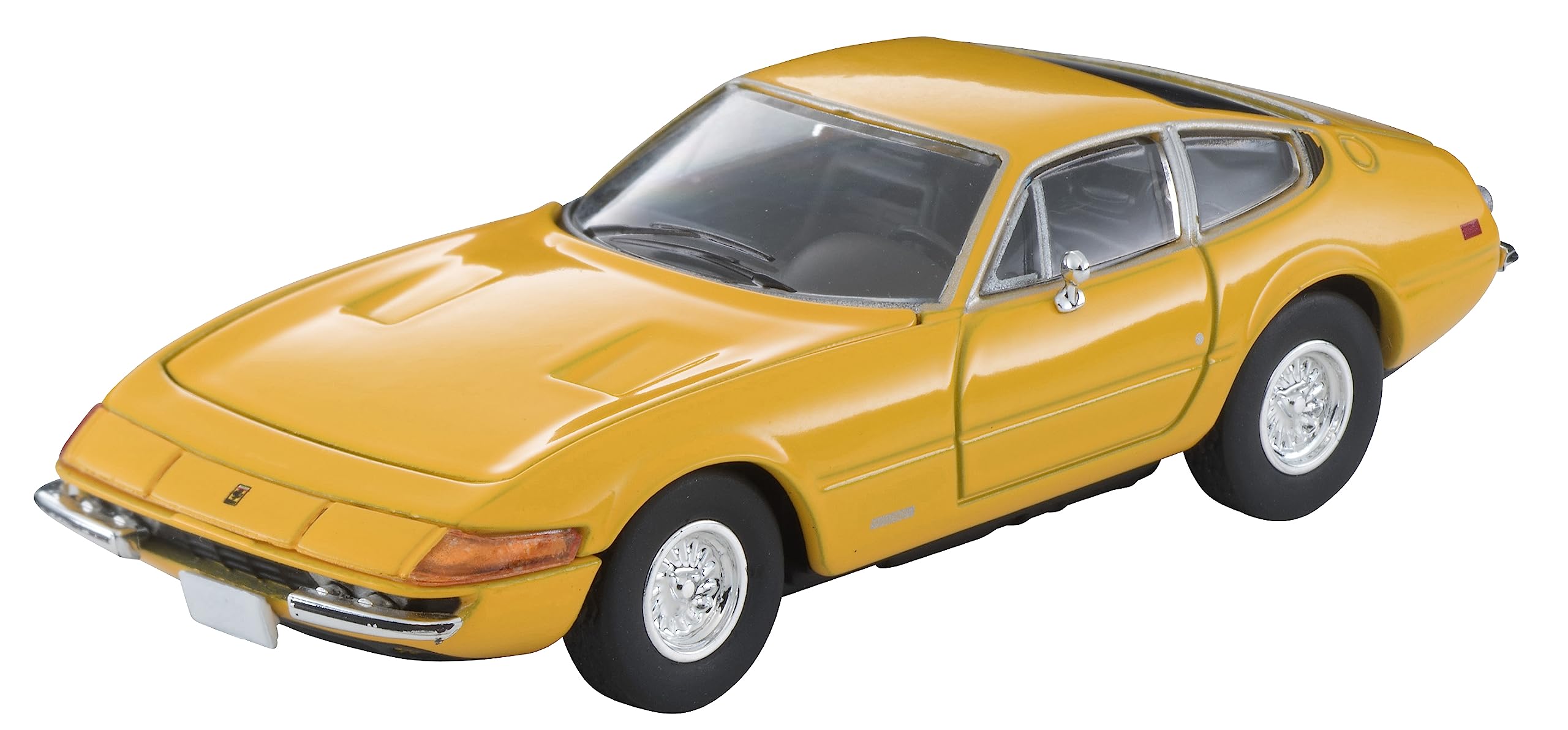 Tomytec Tomica Limited Vintage Ferrari 365 GTB4 1/64 Scale Yellow Finish- Japan Figure Store - #1 Bring To You The Best Japanese Goods