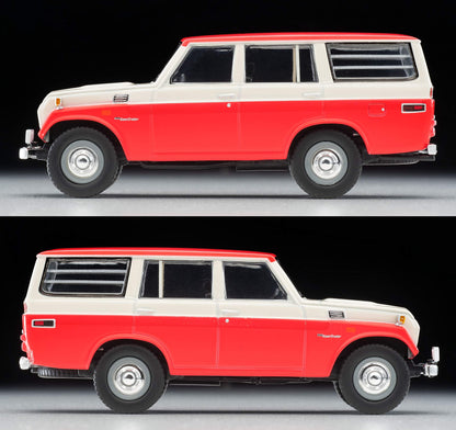 Tomytec Lv-104C FJ56V Toyota Land Cruiser 1/64 White/Red 314912- Japan Figure Store - #1 Bring To You The Best Japanese Goods