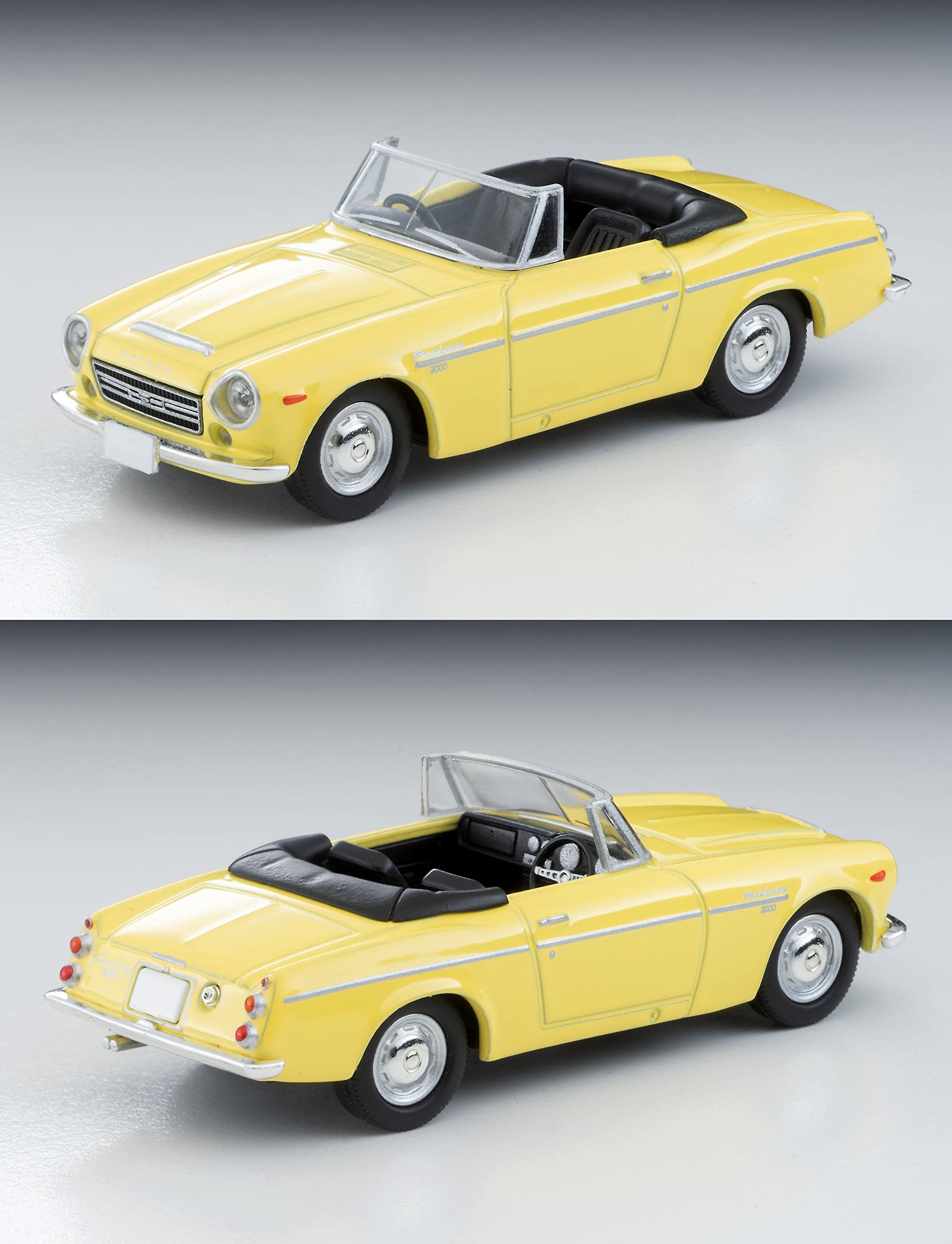 Tomytec Tomica Limited Vintage 1/64 Lv-131C Datsun Fairlady 2000 Yellow Japan 320128- Japan Figure Store - #1 Bring To You The Best Japanese Goods