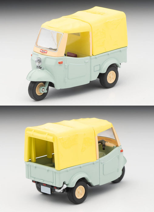 Tomytec Tomica Limited Vintage 1/64 Lv-143D Daihatsu Midget Yellow Green/Beige Figure Japan 314998- Japan Figure Store - #1 Bring To You The Best Japanese Goods