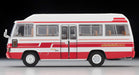 Tomytec Tomica Limited Vintage Deluxe Toyota Coaster High Roof 1/64 Scale Car White/Red- Japan Figure Store - #1 Bring To You The Best Japanese Goods