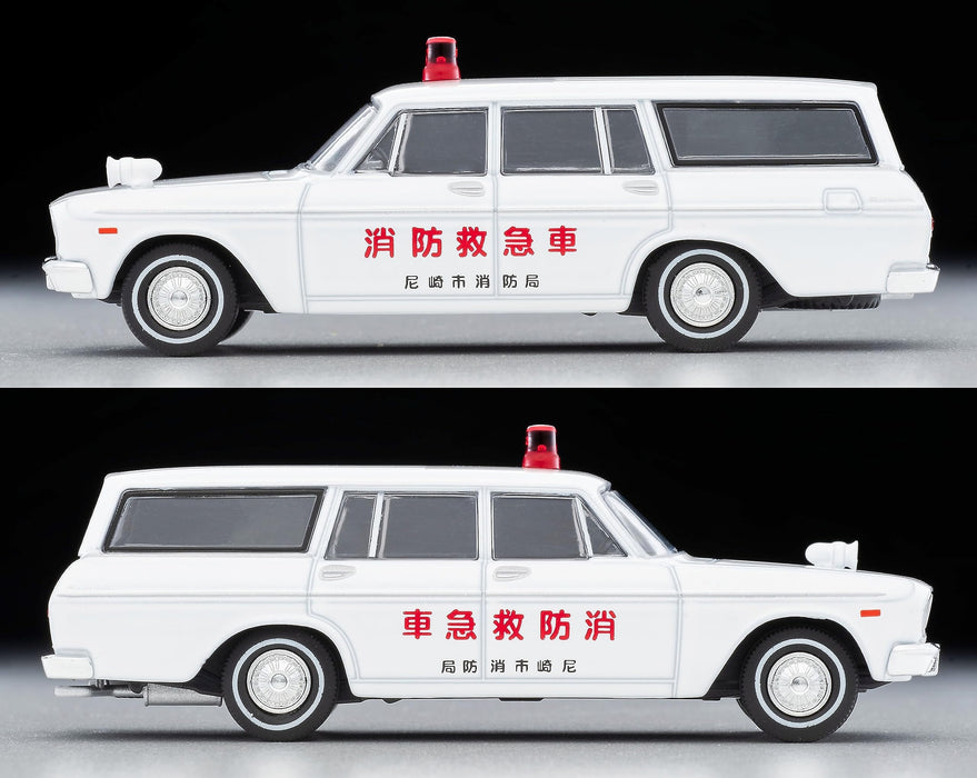 Tomytec Tomica Vintage 1/64 Toyopet Masterline Fire Ambulance 1966 Amagasaki Fire Department- Japan Figure Store - #1 Bring To You The Best Japanese Goods