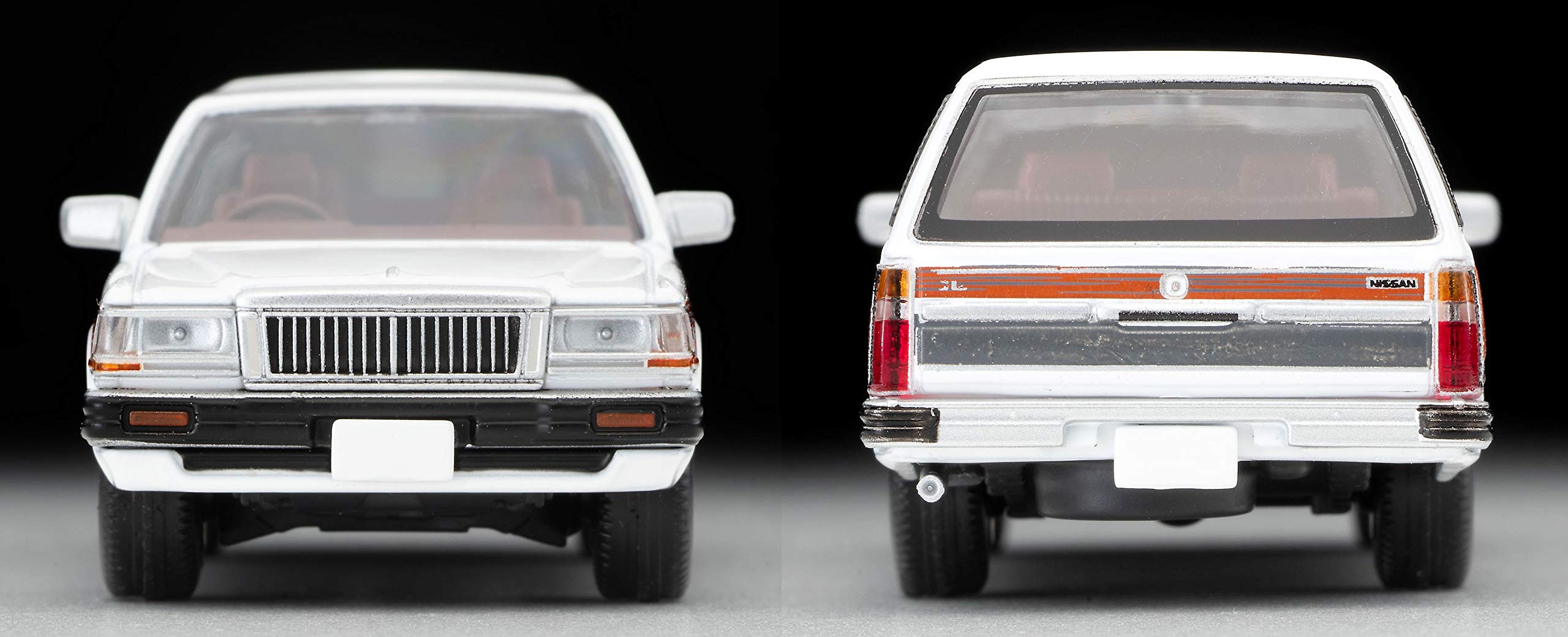 Tomytec Tomica Vintage Neo Nissan Cedric V20E Wagon 1/64 Lv-N209C Custom White & Wood Grain Finish- Japan Figure Store - #1 Bring To You The Best Japanese Goods