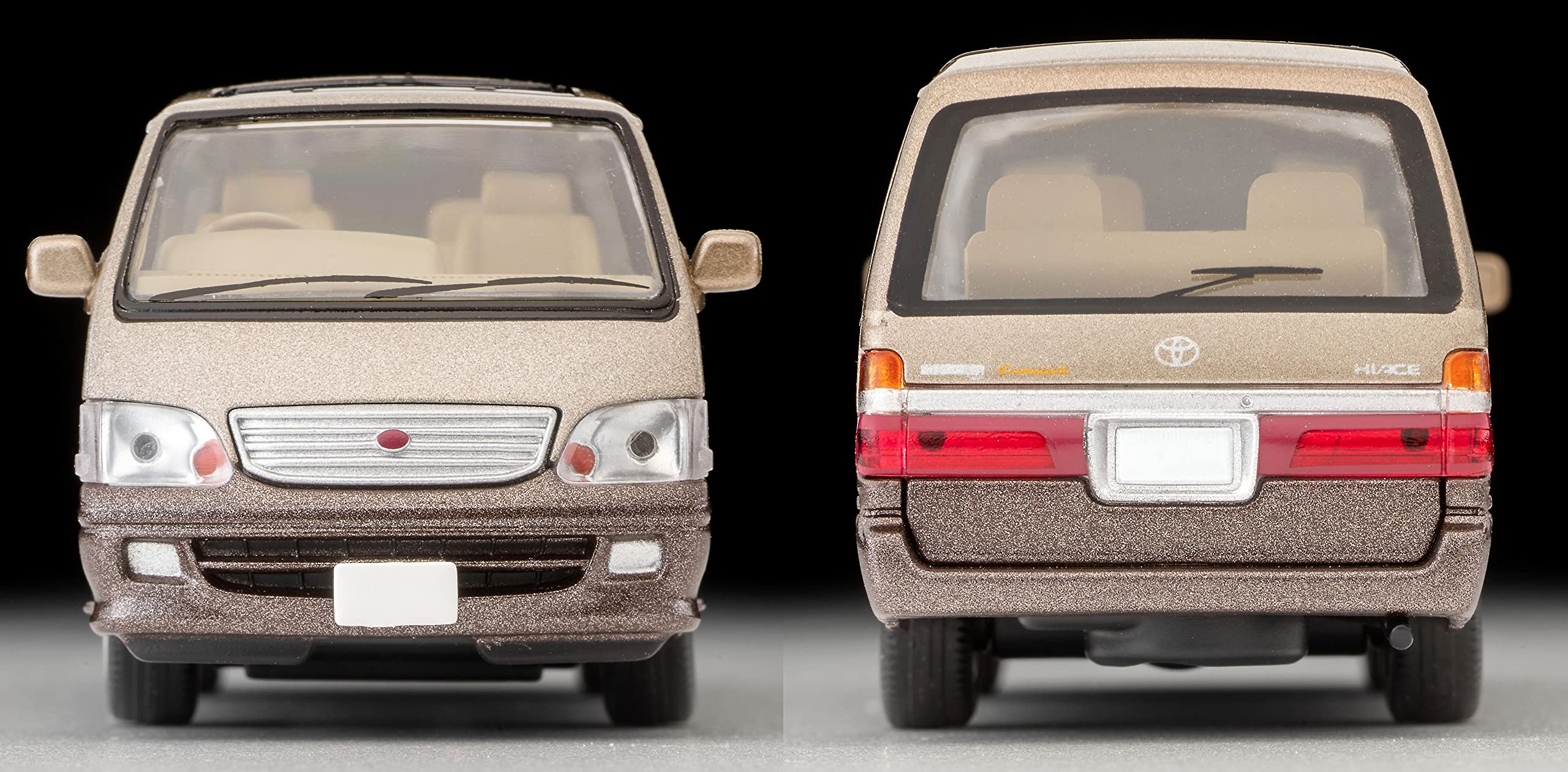 Tomytec Japan Tomica Limited Vintage Neo 1/64 Toyota Hiace Wagon Beige/Brown 316923- Japan Figure Store - #1 Bring To You The Best Japanese Goods