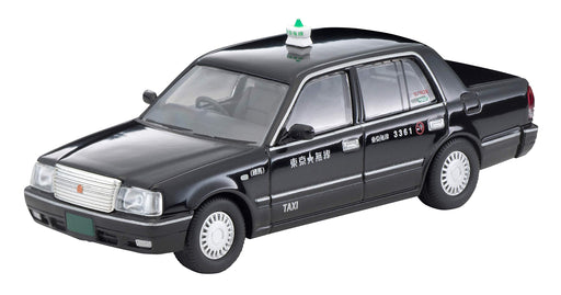 Tomytec Tokyo Radio Taxi - 1/64 Scale Toyota Crown Sedan Tomica Limited Vintage Neo Black Finish- Japan Figure Store - #1 Bring To You The Best Japanese Goods