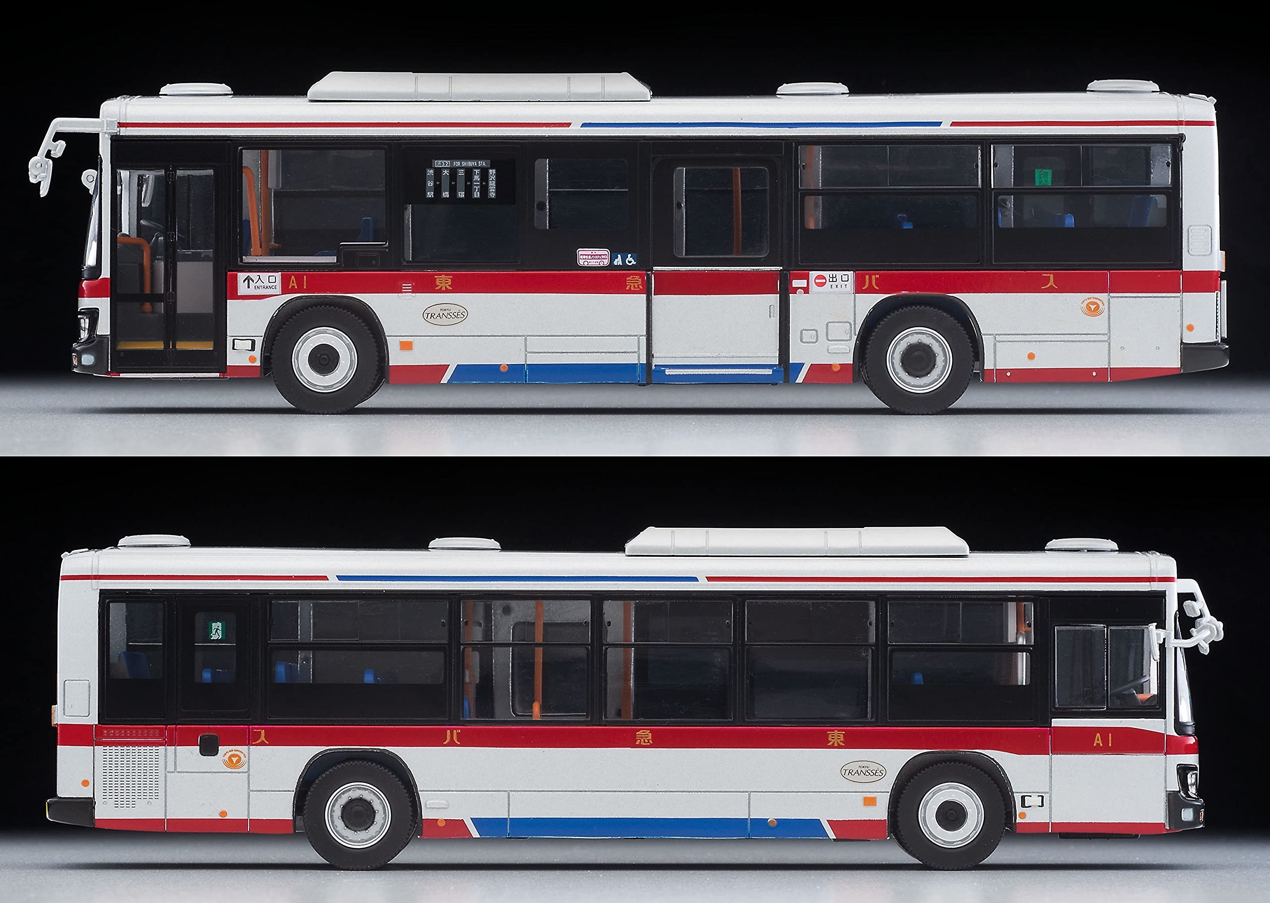 Tomytec Tomica Neo 1/64 Hino Blue Ribbon Tokyu Bus Japan 318941- Japan Figure Store - #1 Bring To You The Best Japanese Goods
