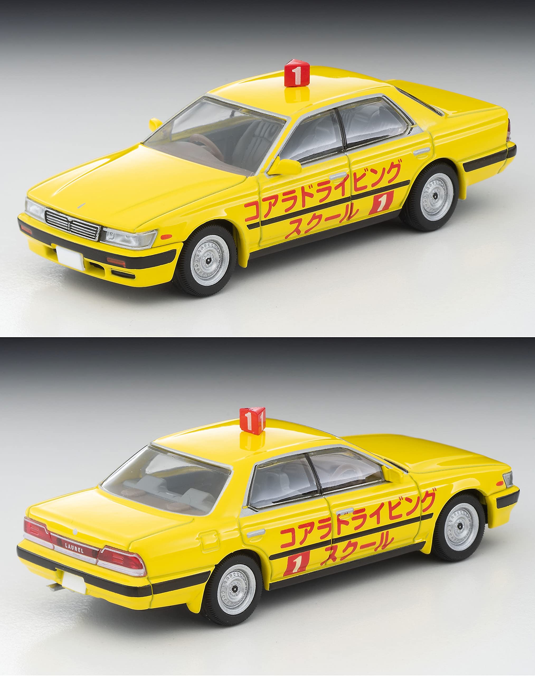 Tomytec Japan Tomica Limited Vintage Neo 1/64 Nissan Laurel Training Car Yellow 92 316886- Japan Figure Store - #1 Bring To You The Best Japanese Goods