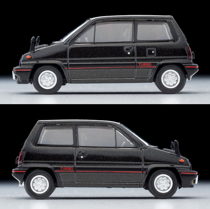 Tomytec Japan Tomica Limited Vintage Lv-N261A Honda City Turbo Black 1982 316817- Japan Figure Store - #1 Bring To You The Best Japanese Goods