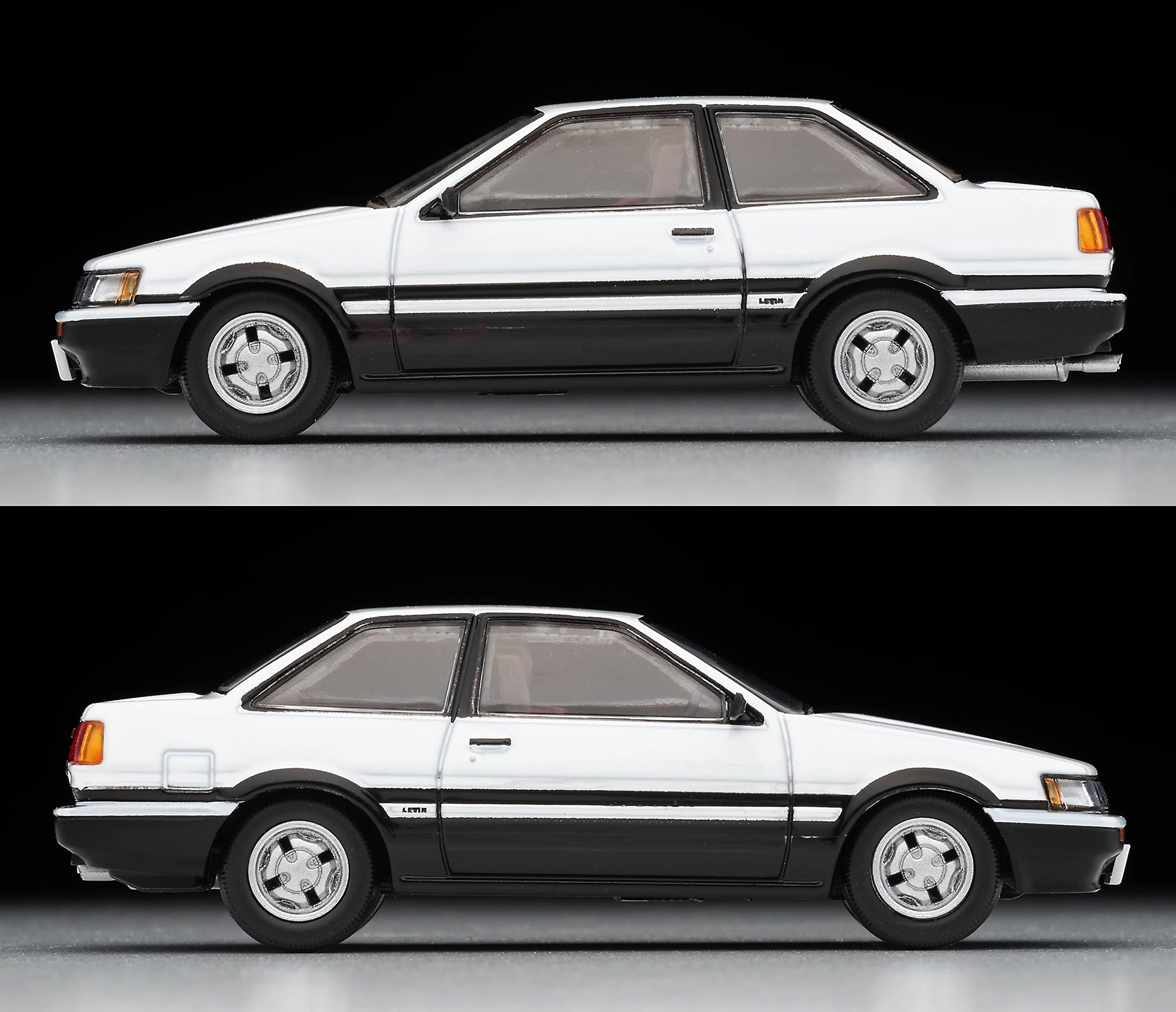 Tomica Limited Vintage Neo Lv-N284A Toyota Corolla Levin GT-Apex White/Black 1984- Japan Figure Store - #1 Bring To You The Best Japanese Goods
