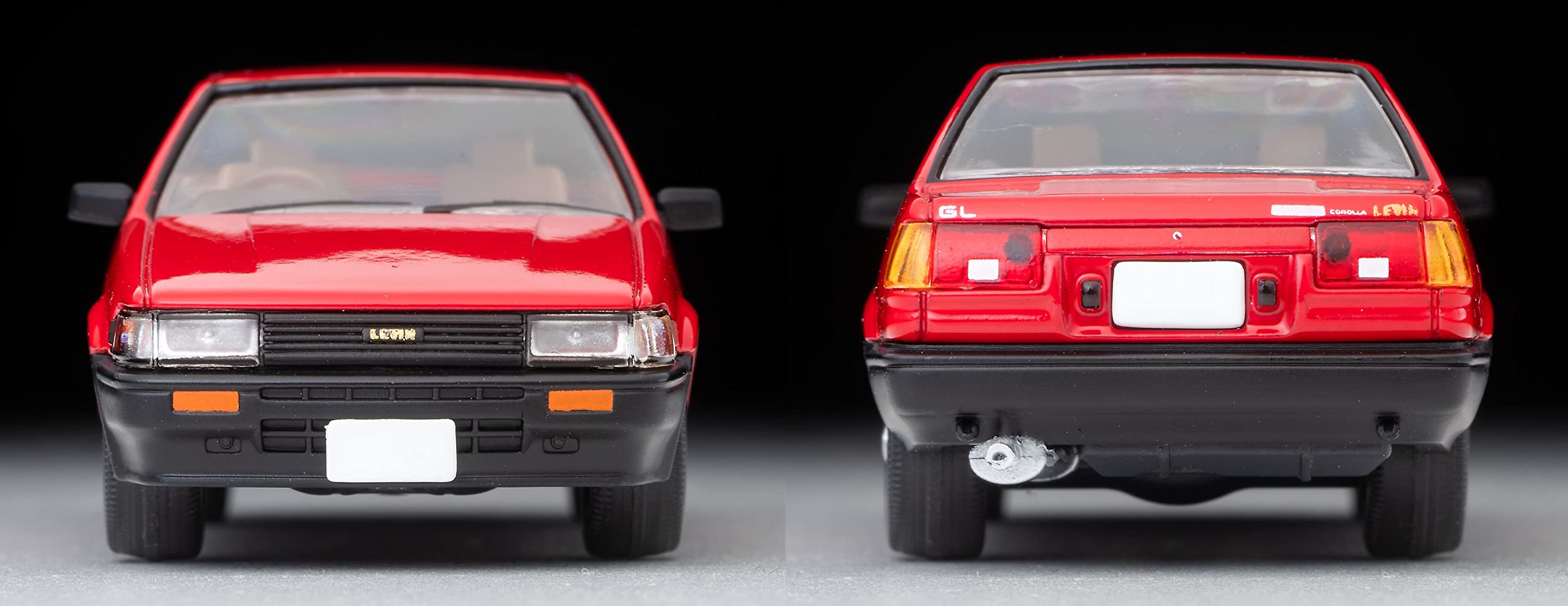 Tomytec Tomica Limited Vintage Neo Toyota Corolla Levin 2-Door Lime Red 1984- Japan Figure Store - #1 Bring To You The Best Japanese Goods