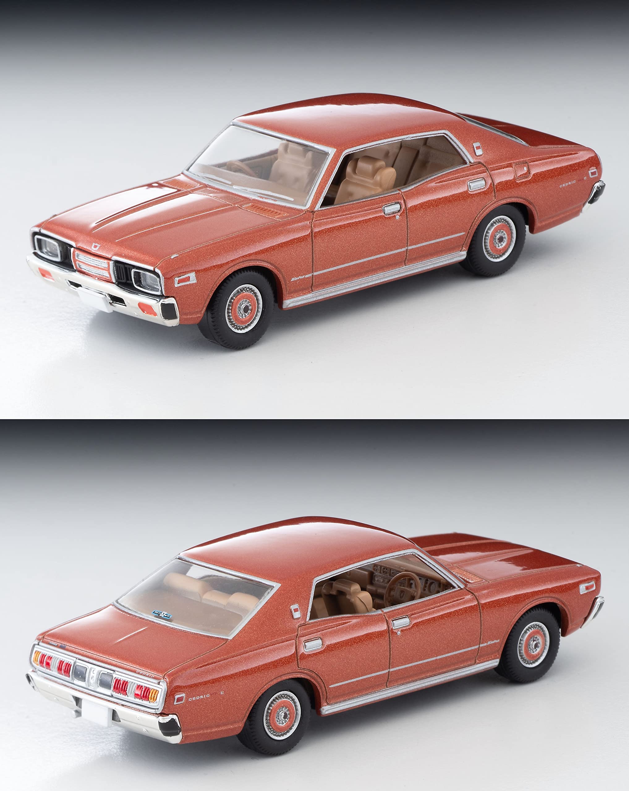 Tomytec Tomica Vintage Neo Nissan Cedric 4-Door 1/64 Lv-N295A 2000 Sgl-E Copper Brown 78 Year Model- Japan Figure Store - #1 Bring To You The Best Japanese Goods