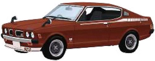 Tomytec Tomica Vintage Neo 76 Year Maroon Galant GTO GSR Model- Japan Figure Store - #1 Bring To You The Best Japanese Goods