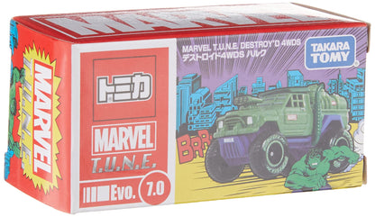 Takara Tomy Marvel Tune Tomica Evo.7.0 Destroid 4Wds Hulk 897057 Marvel Toys- Japan Figure Store - #1 Bring To You The Best Japanese Goods