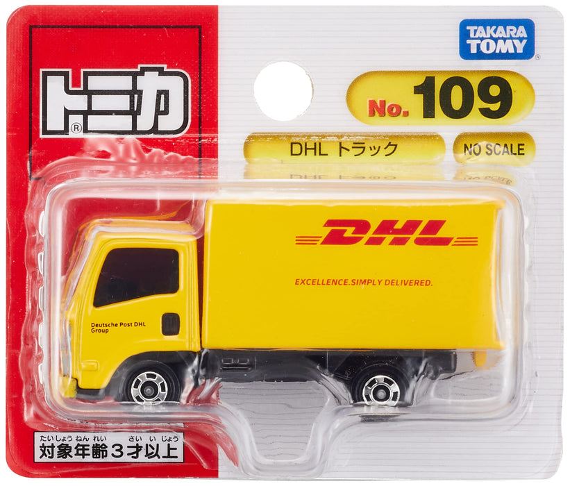 Takara Tomy Tomica No.109 DHL Truck BP Model Toy Vehicle- Japan Figure Store - #1 Bring To You The Best Japanese Goods