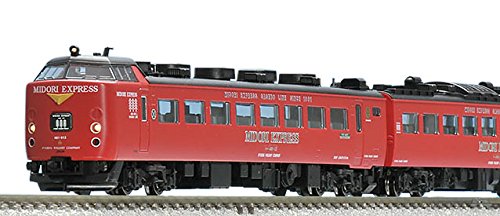 Tomytec Tomix N Gauge 485 Series Midori Express 4-Car Railway Model Train Set- Japan Figure Store - #1 Bring To You The Best Japanese Goods