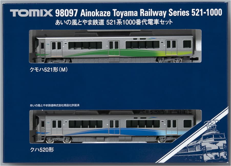 Tomytec Tomix N Gauge Ainokaze Toyama 521 Series Model Train Set 98097- Japan Figure Store - #1 Bring To You The Best Japanese Goods