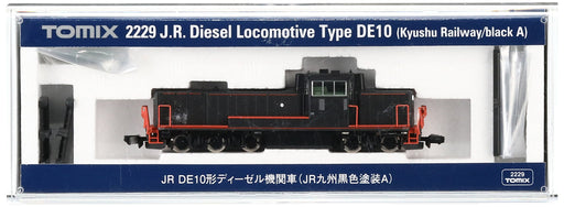 Tomytec Tomix N Gauge 2229 Model Diesel Locomotive JR Kyushu DE10 in Black- Japan Figure Store - #1 Bring To You The Best Japanese Goods