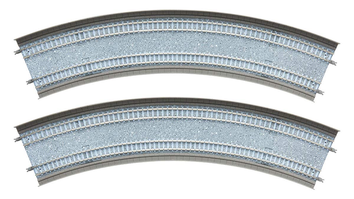 Tomytec Tomix N Gauge Double Track Curved Rail Set of 2 Model 1883 Railway Supplies- Japan Figure Store - #1 Bring To You The Best Japanese Goods