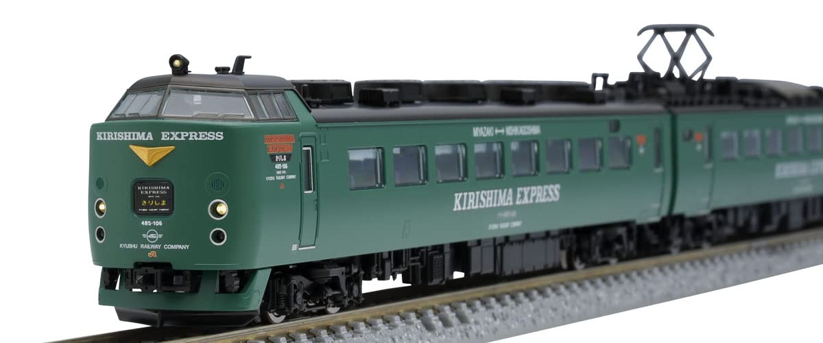 Tomytec Tomix N Gauge 485 Series Kirishima Express 98469 Green Model Train- Japan Figure Store - #1 Bring To You The Best Japanese Goods