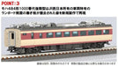 Tomytec N Gauge Jr 485 Series Kyoto Station Raicho Kuro 481-2000 Japan Train Model Set 98548- Japan Figure Store - #1 Bring To You The Best Japanese Goods