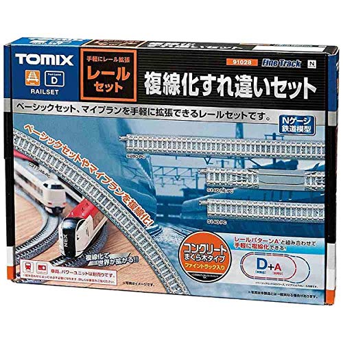 Tomytec 91028 Rail Set - Double Track D Pattern for Tomix N Gauge Model Railway- Japan Figure Store - #1 Bring To You The Best Japanese Goods