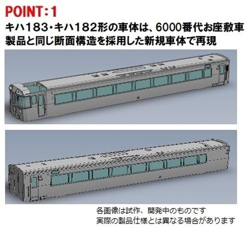 Tomytec Tomix N Gauge Special Project Jr Kiha 183 Series Diesel Car Set 97959 Japan- Japan Figure Store - #1 Bring To You The Best Japanese Goods