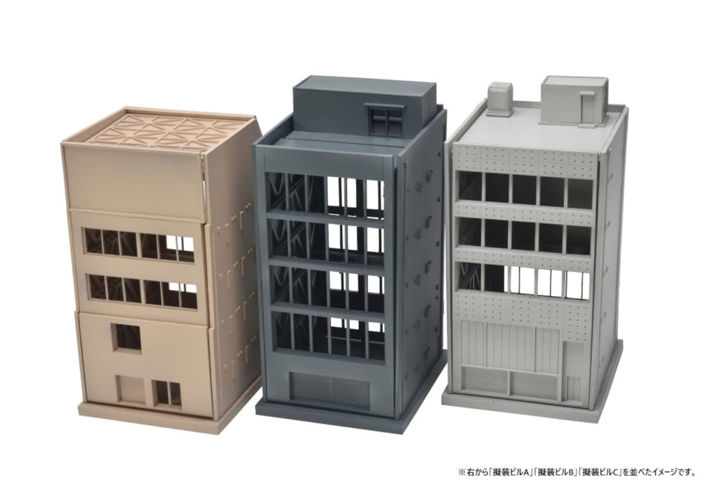 TOMYTEC Diocolle Combat 1/144 Camouflage Building A Plastic Model- Japan Figure Store - #1 Bring To You The Best Japanese Goods