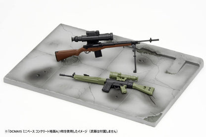 Tomytec 1/144 Geocolle Combat Series Dcma15 Mini Base Concrete Ground A Painted Plastic Model 323747- Japan Figure Store - #1 Bring To You The Best Japanese Goods