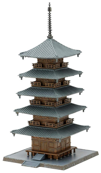 Tomytec Building Collection 030-4 Five-Storied Pagoda Diorama- Japan Figure Store - #1 Bring To You The Best Japanese Goods