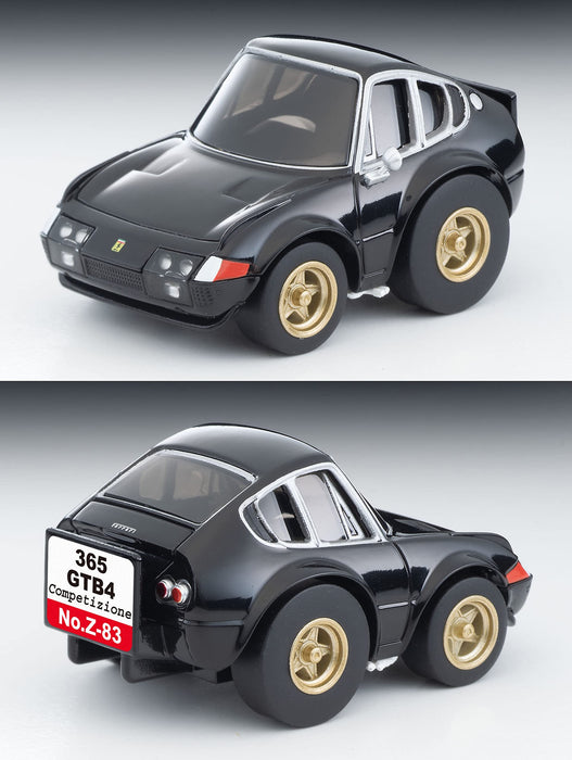 Tomytec Ferrari 365 GTB4 Competizione Black Zero Z-83C ChoroQ Finished Product- Japan Figure Store - #1 Bring To You The Best Japanese Goods