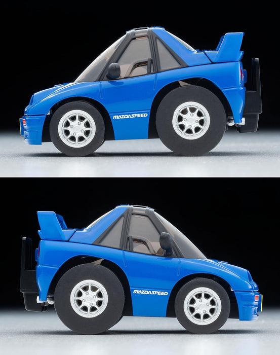 Tomytec Autozam Az-1 Mazdaspeed Blue Finished Choroq Zero Z-84B Car Model- Japan Figure Store - #1 Bring To You The Best Japanese Goods