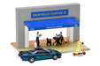 Tomytec Car Snap 21A Cafe Terrace Die-Cast Mini Set with Painted PVC Resin Dolls- Japan Figure Store - #1 Bring To You The Best Japanese Goods