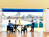 Tomytec Car Snap 21A Cafe Terrace Die-Cast Mini Set with Painted PVC Resin Dolls- Japan Figure Store - #1 Bring To You The Best Japanese Goods