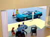 Tomytec Car Snap 21A Cafe Terrace Die-Cast Mini Set with Painted PVC Resin Dolls- Japan Figure Store - #1 Bring To You The Best Japanese Goods