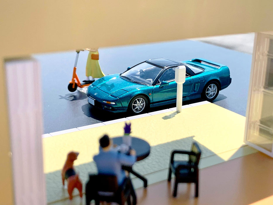 Tomytec Car Snap 21A Cafe Terrace Die-Cast Mini Set with Painted PVC Resin Dolls- Japan Figure Store - #1 Bring To You The Best Japanese Goods