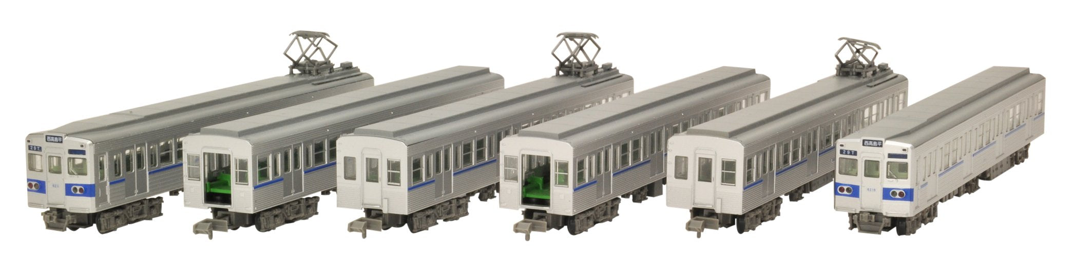 Tomytec Tokyo Metropolitan 6000 Type 6-Car Set Non-Air Conditioned Mita Line- Japan Figure Store - #1 Bring To You The Best Japanese Goods