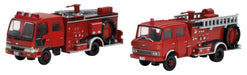 Tomytec Fire Pump Truck Set with Water Tank - Limited Edition Diorama Supplies- Japan Figure Store - #1 Bring To You The Best Japanese Goods