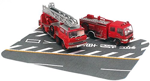 Tomytec Fire Pump Truck Set with Water Tank - Limited Edition Diorama Supplies- Japan Figure Store - #1 Bring To You The Best Japanese Goods