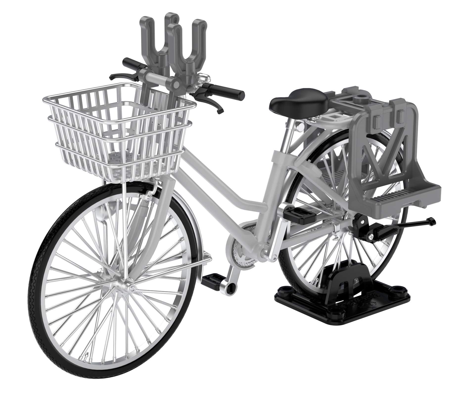 TOMYTEC Lm006 Little Armory School Bike For Designated Defense Schools Silver Painted Finished Product 1/12 Scale Kit- Japan Figure Store - #1 Bring To You The Best Japanese Goods