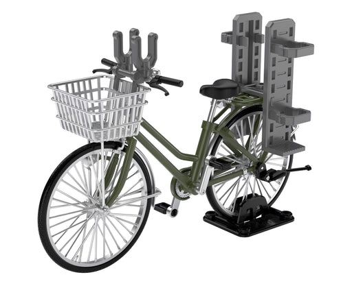 TOMYTEC Lm007 Little Armory School Bike For Designated Defense Schools Olive Painted Finished Product 1/12 Scale Kit- Japan Figure Store - #1 Bring To You The Best Japanese Goods