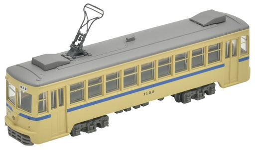 Tomytec Railway Collection Yokohama Streetcar Type 1150 No. 1156 Blue Belt Japan Diorama 315667- Japan Figure Store - #1 Bring To You The Best Japanese Goods