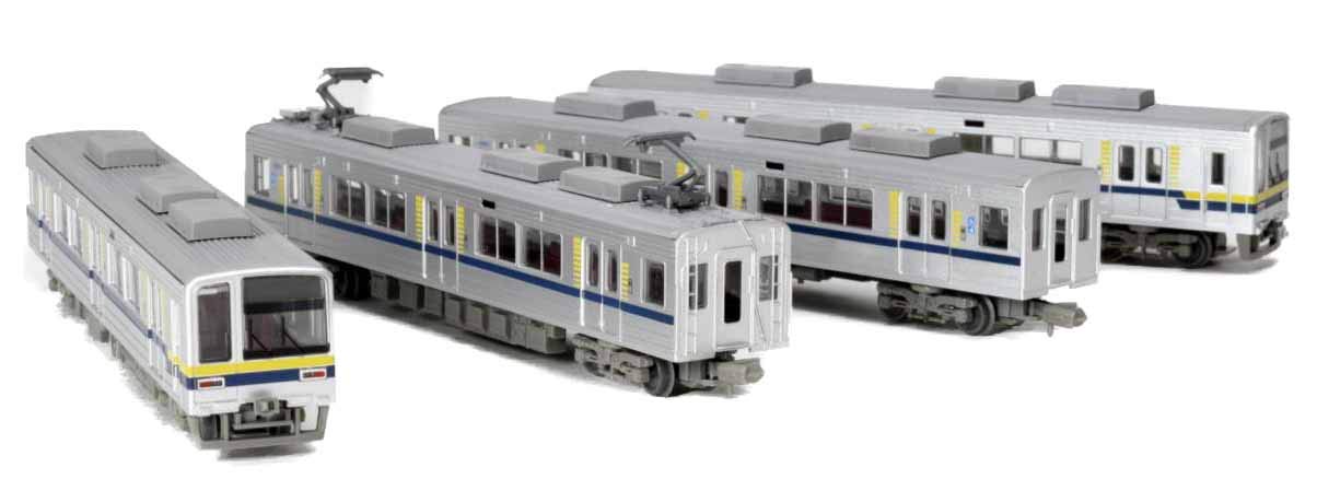 Tomytec Tobu Railway 20400 Type Series - 4-Car Train Collection Set A- Japan Figure Store - #1 Bring To You The Best Japanese Goods