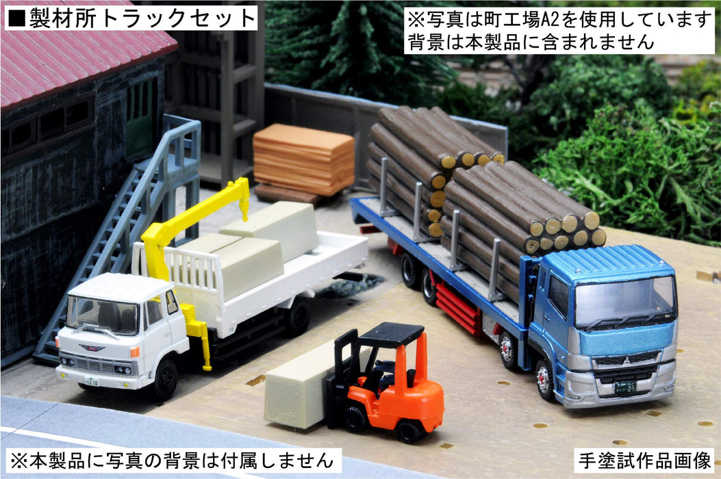 Tomytec Sawmill Truck Set - Limited Edition Diorama Supplies from The Truck Collection- Japan Figure Store - #1 Bring To You The Best Japanese Goods