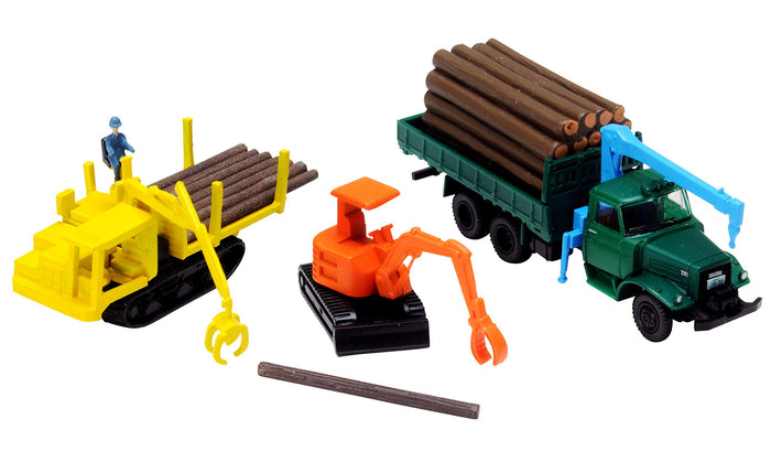 Tomytec Truck Collection - Log Transport Set Limited Edition Diorama Supplies- Japan Figure Store - #1 Bring To You The Best Japanese Goods