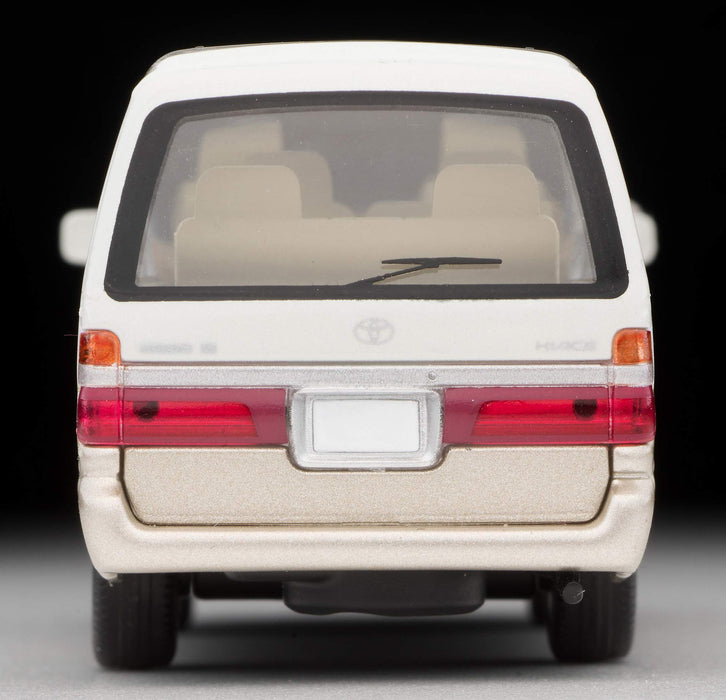 Tomytec Lv-N216a Tomica Limited Vintage Neo Toyota Hiace Wagon Living Saloon Ex 2002 White/Beige 1/64- Japan Figure Store - #1 Bring To You The Best Japanese Goods