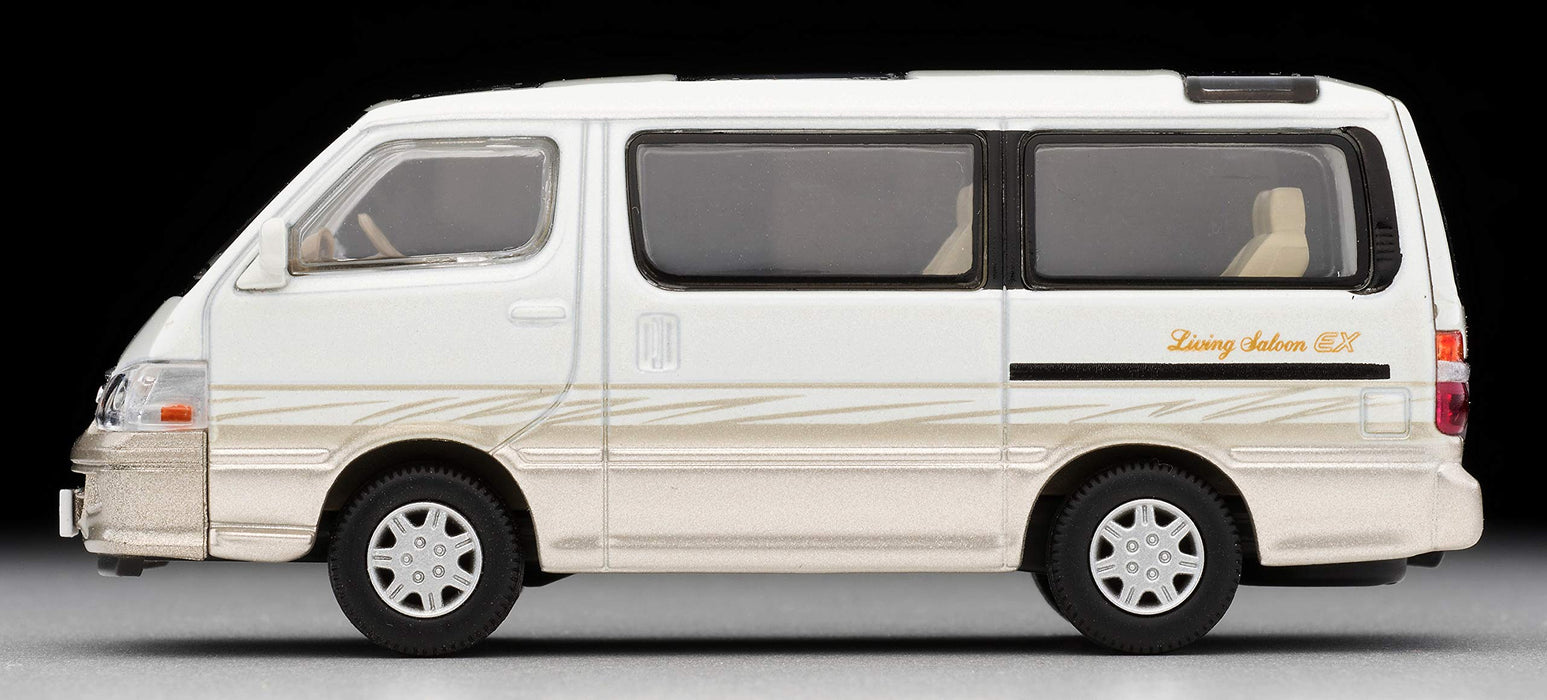Tomytec Lv-N216a Tomica Limited Vintage Neo Toyota Hiace Wagon Living Saloon Ex 2002 White/Beige 1/64- Japan Figure Store - #1 Bring To You The Best Japanese Goods