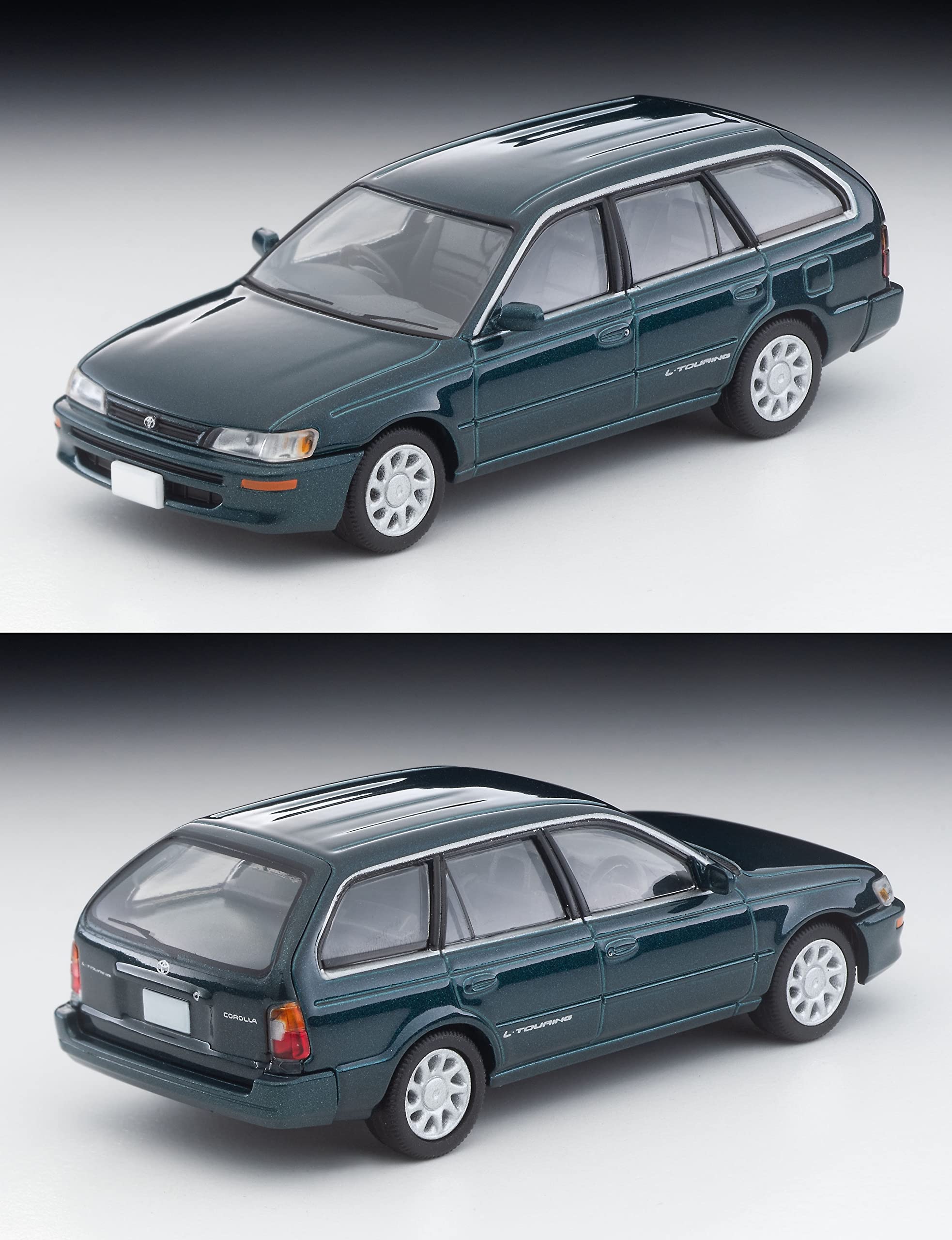 Tomytec Limited Vintage Neo 1/64 Toyota Corolla Wagon L Touring Green 1996- Japan Figure Store - #1 Bring To You The Best Japanese Goods