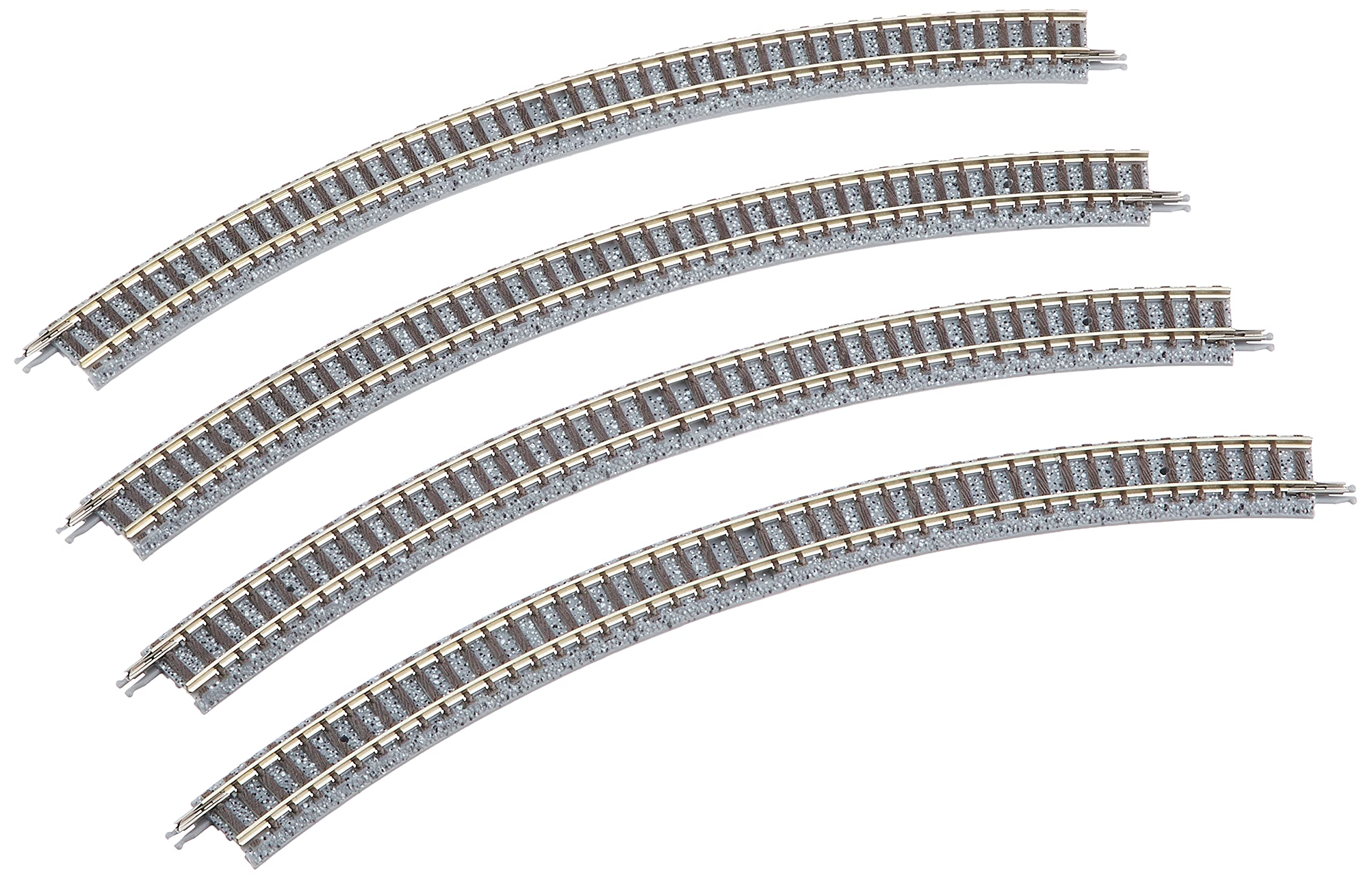 Tomytec Curved Rail C280-45 F Set of 4 - N Gauge 1851 Railway Model- Japan Figure Store - #1 Bring To You The Best Japanese Goods
