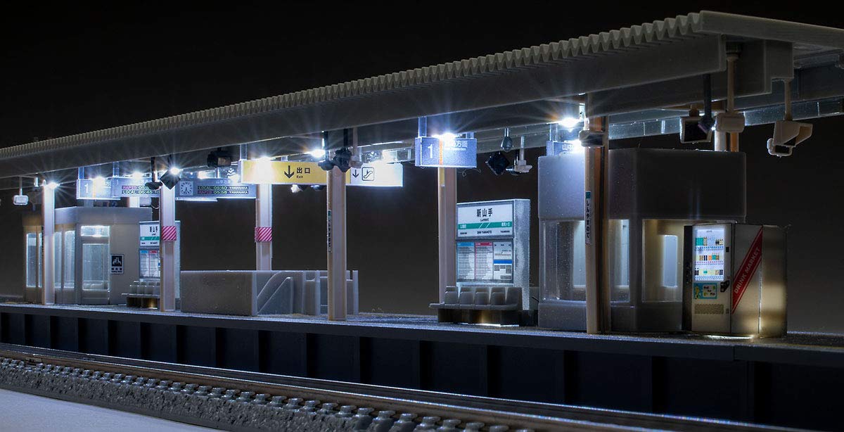 Tomytec Urban Island Home Set with Lighting N Gauge Straight End Railway Model 4272- Japan Figure Store - #1 Bring To You The Best Japanese Goods